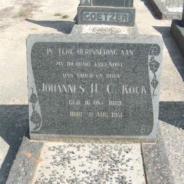 KOCK Johannes H.C. 1889-1951