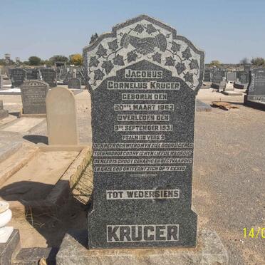 KRUGER Jacobus Cornelus 1963-1931