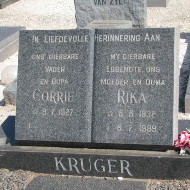 KRUGER Corrie 1927- &amp; Rika 1932-1989