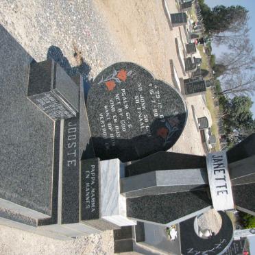 LOGGENBERG Janeta 1904-1997 :: JOOSTE Janette 1967-1988