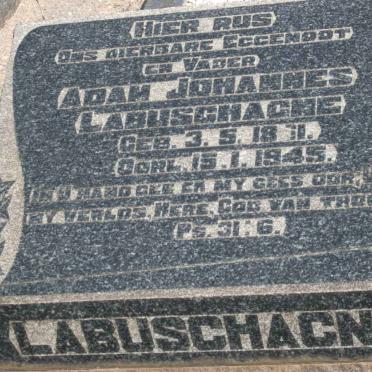 LABUSCHAGNE Adam Johannes 1871-1945