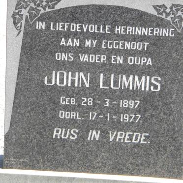 LUMMIS John 1897-1977