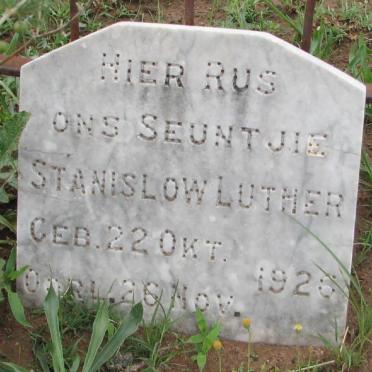 LUTHER Stanislow 1926-1926