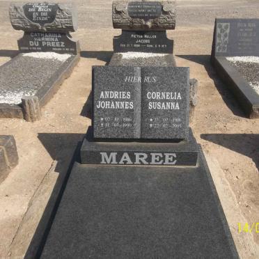 MAREE Andries Johannes 1916-1990 &amp; Cornelia Susanna 1918-2005