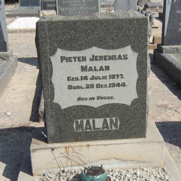 MALAN Pieter Jeremias 1877-1944