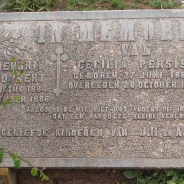 MAARTENS Johannes Hendrik Christian Joubert 1884-1886 :: MAARTENS Cecilia Persis 1888-1889 :: MAARTENS Hendrina Johanna 1878-188