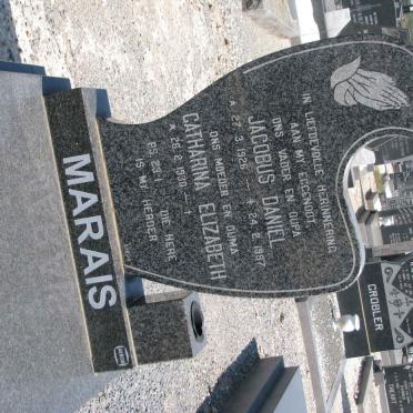MARAIS Jacobus Daniel 1928-1987 &amp; Catharina Elizabeth 1930-