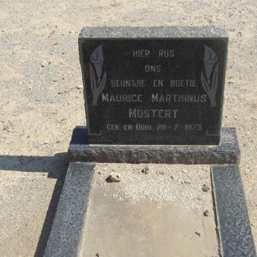 MOSTERT Maurice Marthinus 1973-1973