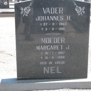 NEL Johannes H. 1903-1981 &amp; Margaret J. 1907-1986