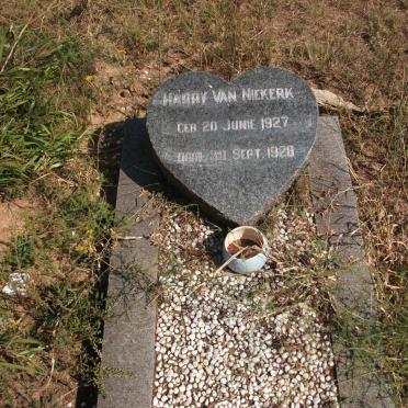 NIEKERK Harry, van 1927-1928