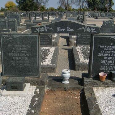OBERHOLSTER Francois Johannes 1905-1954 &amp; Susanna Johanna Hendrika NEL 1905-1989