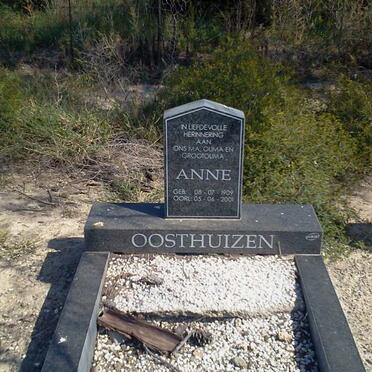 OOSTHUIZEN Anne 1909-2001