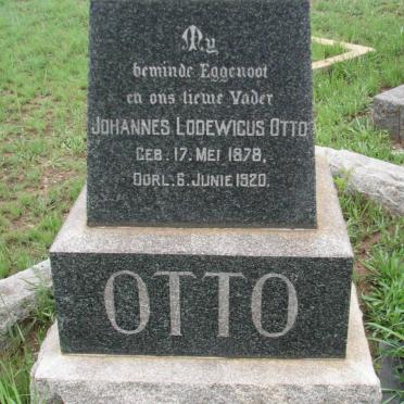 OTTO Johannes Lodewicus 1878-1920