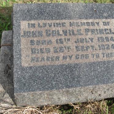 PRINGLE John Colvile 1904-1924