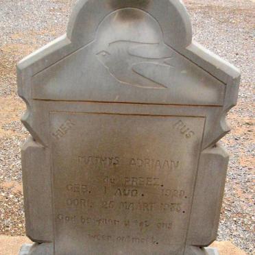 PREEZ Mathys Adriaan, du 1929-1933