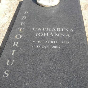 PRETORIUS Catharina Johanna 1915-2007