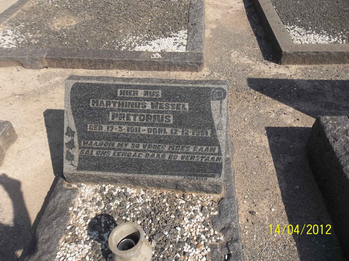 PRETORIUS Marthinus Wessel 1911-1951