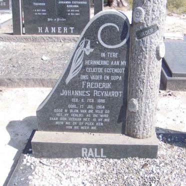 RALL Frederick Johannes Reynardt 1896-1964