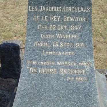 REY Jakobus Herculaas, de le 1847-1914