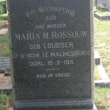 ROSSOUW Maria M. nee LOUBSER 1854-1911