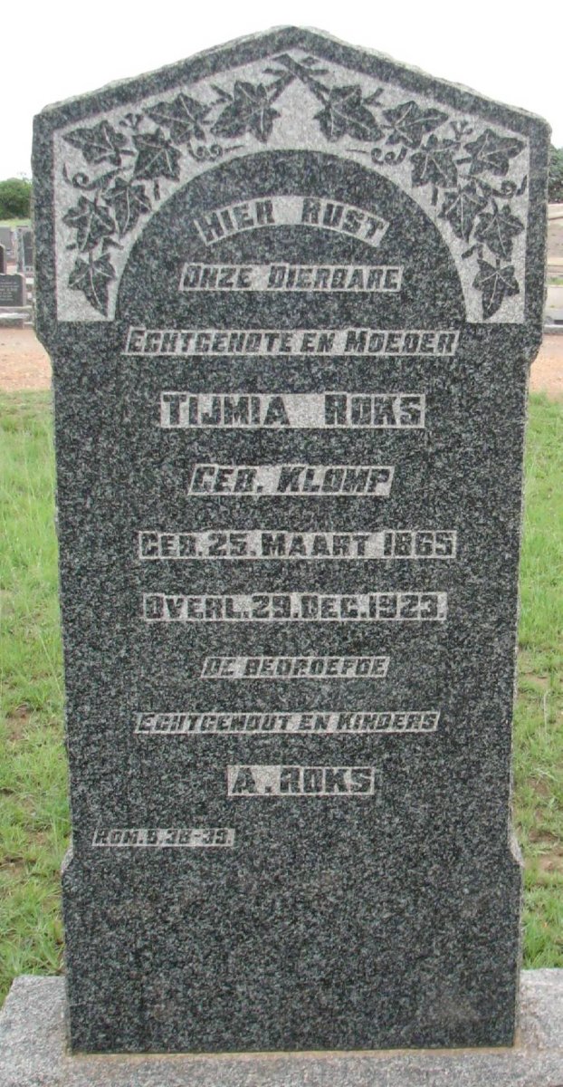 ROKS Tijmia nee KLOMP 1865-1923