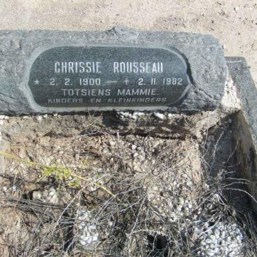 ROUSSEAU Chrissie 1900-1982