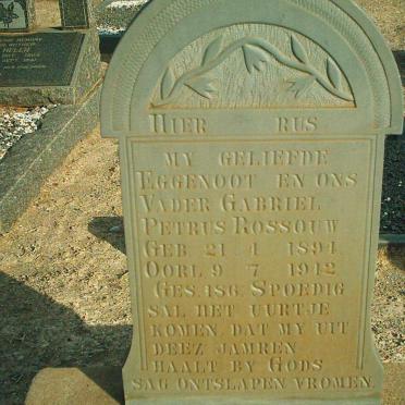 ROSSOUW Gabriel Petrus 1894-1942