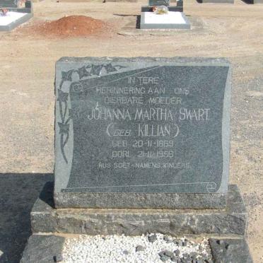 SWART Johanna Martha nee KILLIAN 1869-1956