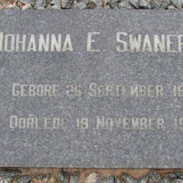 SWANEPOEL Johanna E. 1892-19?0