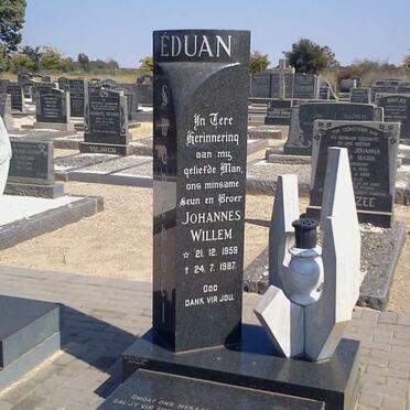 SWANEPOEL Johannes Willem 1959-1987