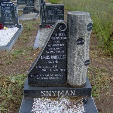 SNYMAN Louis Cornelis 1936-1969