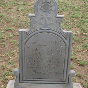 VERMAAS Cornelis Louwrens 1906-1906