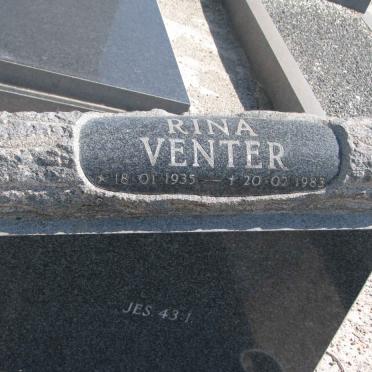 VENTER Rina 1935-1983