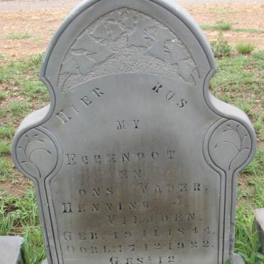 VILJOEN Henning J. 1844-1922