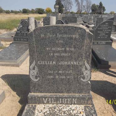 VILJOEN Gieliam Johannes 1944-1972