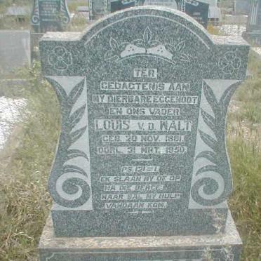 WALT Louis, v.d. 1881-1996