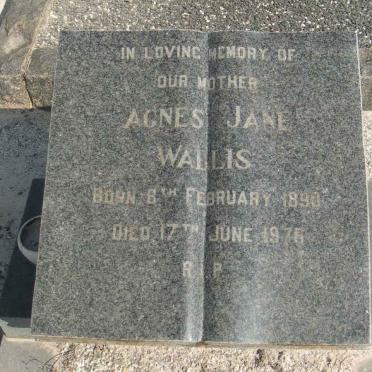 WALLIS Agnes Jane 1890-1976