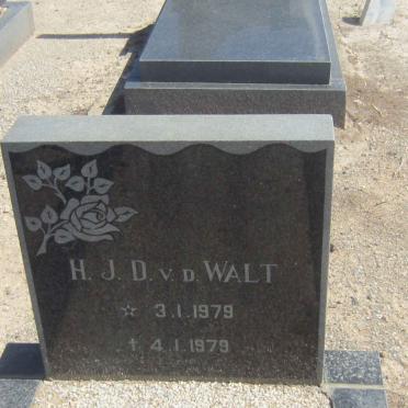 WALT H.J.D., van der 1979-1979