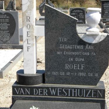 WESTHUIZEN Roelf, van der 1921-1992