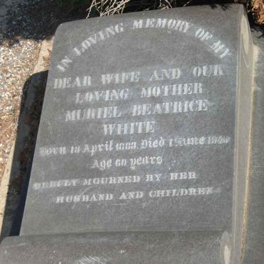 WHITE Muriel Beatrice 1883-1943