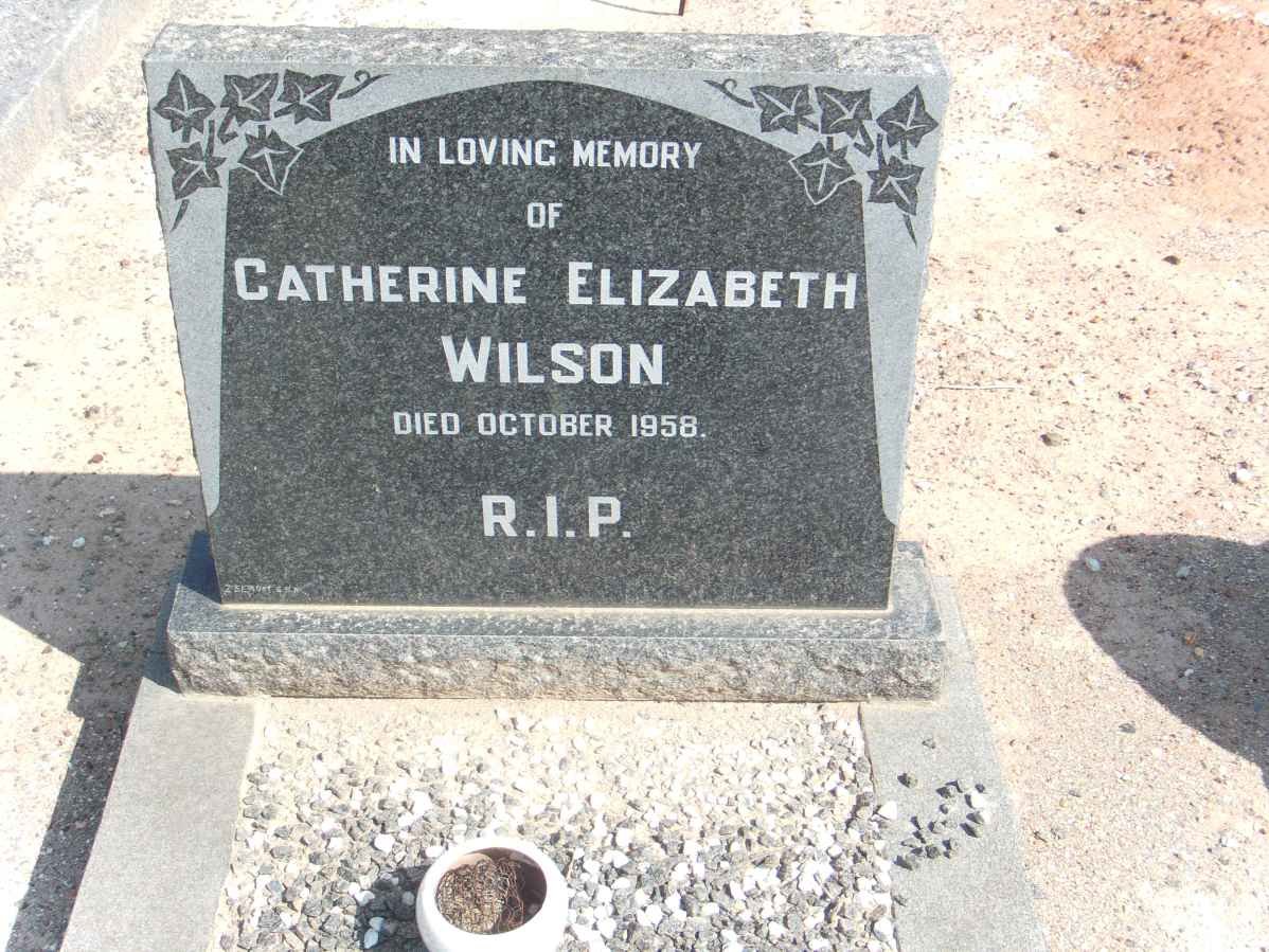 WILSON Catherine Elizabeth -1958