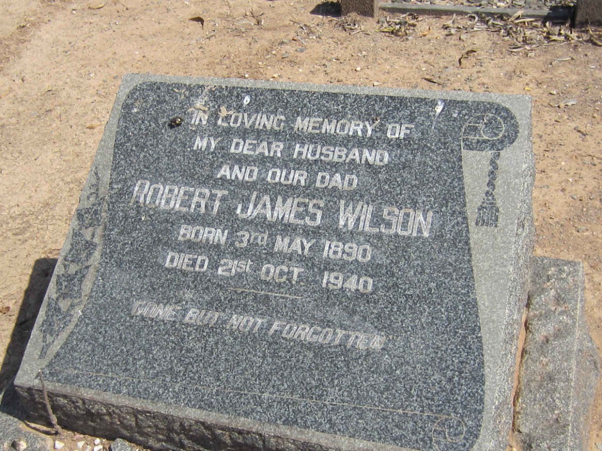 WILSON Robert James 1890-1940