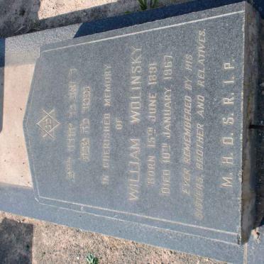 WOLINSKY William 1891-1967