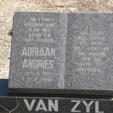 ZYL Adriaan Andries, van 1934-1992