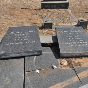 STEYN Johannes Jacobus Gerhardus 1922-1981 &amp; Beatrix Magdalena Janetta nee SMIT 1926-1981