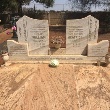 LIEBENBERG William Roland 1932-1996 &amp; Beatrice Sophia 1937-2010