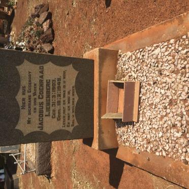 LIEBENBERG Jacobus Coenraad 1903-1949