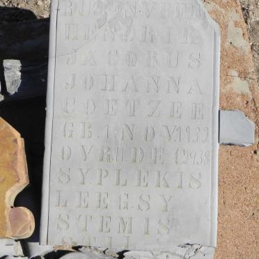 COETZEE Hendrik Jacobus Johanna 1932-1938