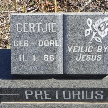 PRETORIUS Gertjie 1986-1986