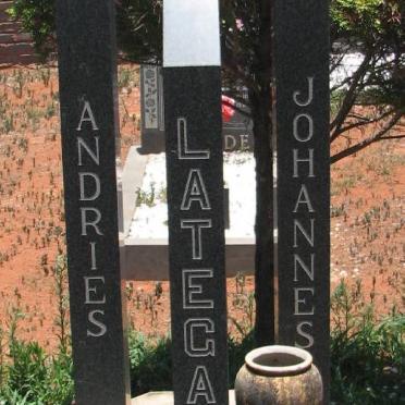 LATEGAN Andries Johannes 1957-1984